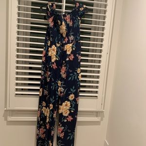 Navy blue jumpsuit